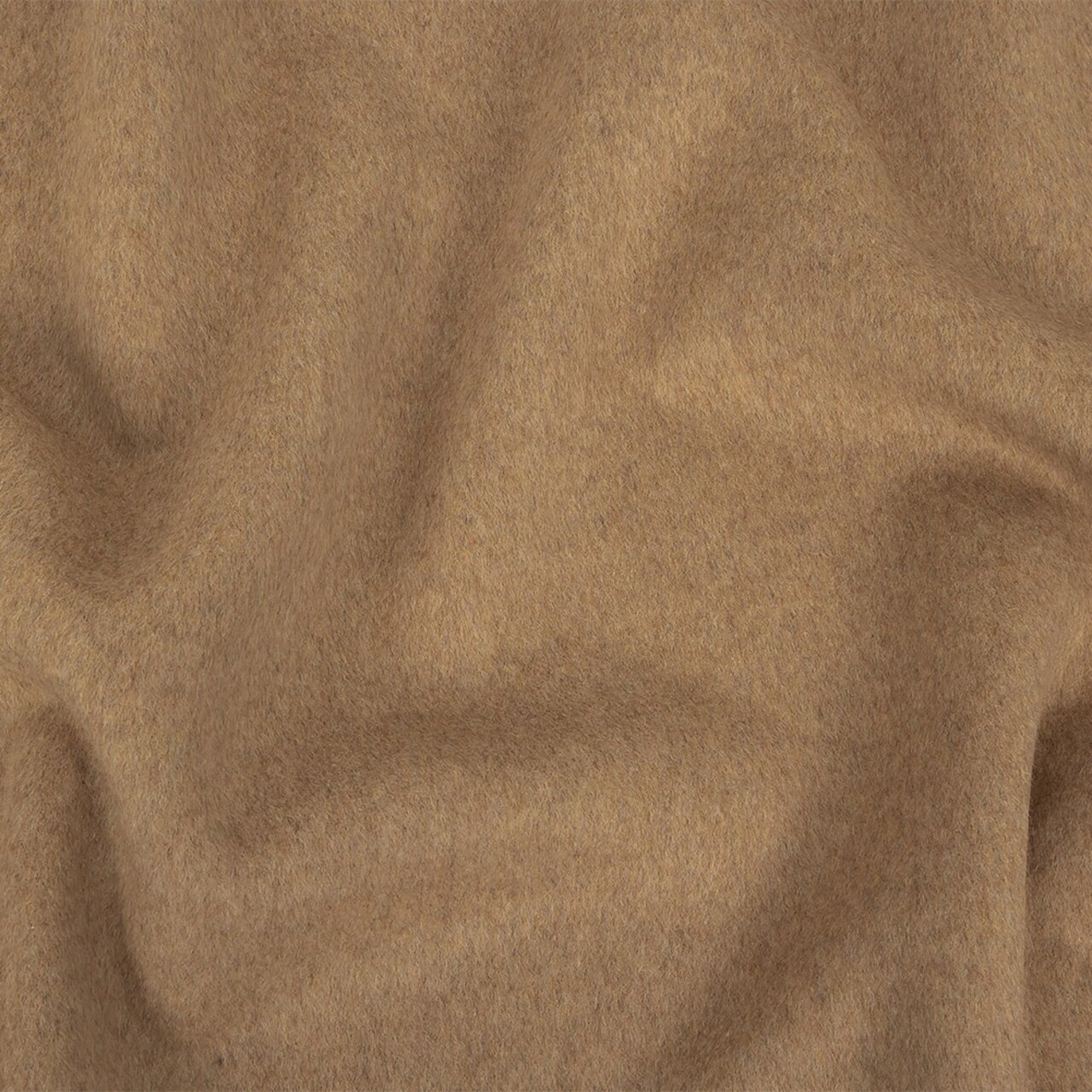 1 Yard Gilded Beige Wool and Cashmere Double Cloth Solid Fabric 58 inch Width